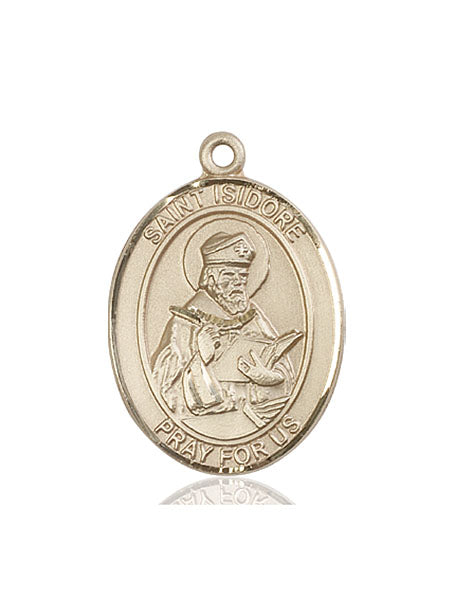 Bliss St Isidore of Seville Catholic Saint Medal