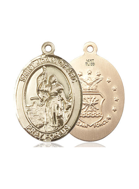 Bliss St Joan of Arc Air Force Catholic Patron Saint Medal