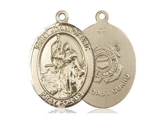 Bliss St Joan of Arc Coast Guard Catholic Patron Saint Medal