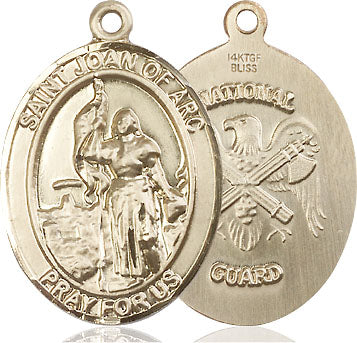 Bliss St Joan of Arc National Guard Catholic Patron Saint Medal