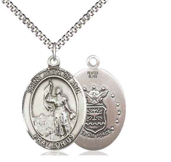 Bliss St Joan of Arc Air Force Catholic Patron Saint Medal