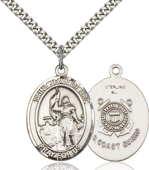 Bliss St Joan of Arc Coast Guard Catholic Patron Saint Medal