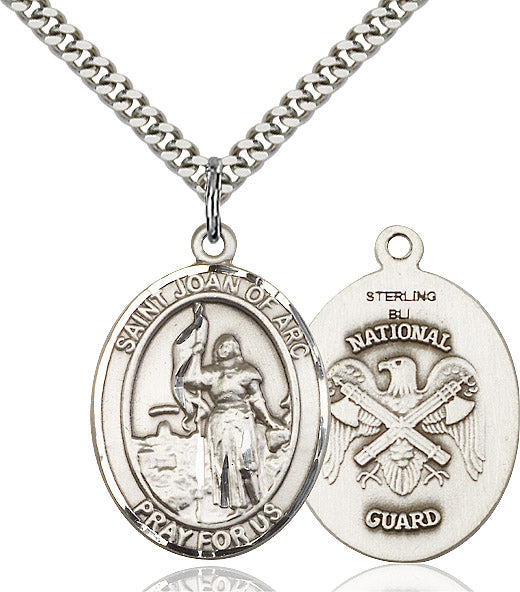 Bliss St Joan of Arc National Guard Catholic Patron Saint Medal