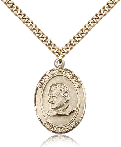 Bliss St John Bosco Catholic Patron Saint Medal