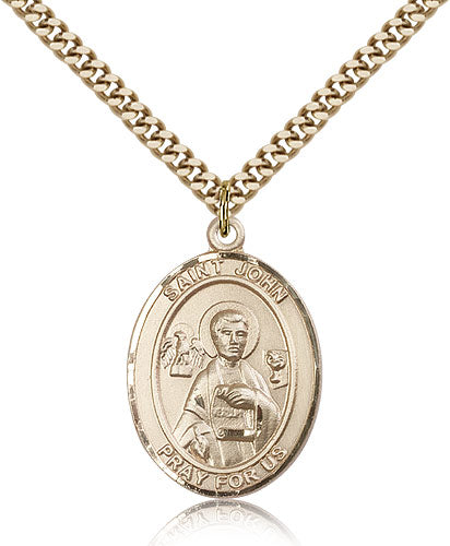 Bliss St John the Apostle Catholic Patron Saint Medal