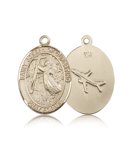 Bliss St Joseph of Cupertino w/Plane Catholic Patron Saint Medal