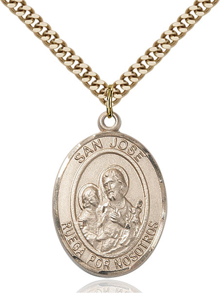 Bliss Spanish San Jose Catholic Patron Saint Medal