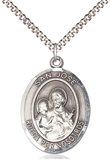 Bliss Spanish San Jose Catholic Patron Saint Medal