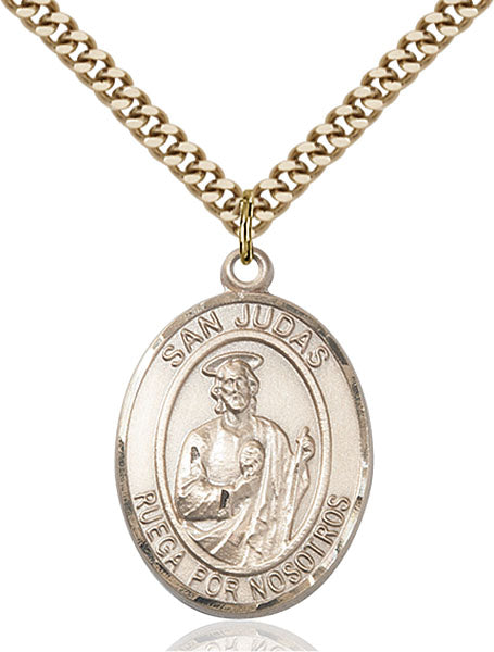 Bliss Spanish San Judas Catholic Patron Saint Medal