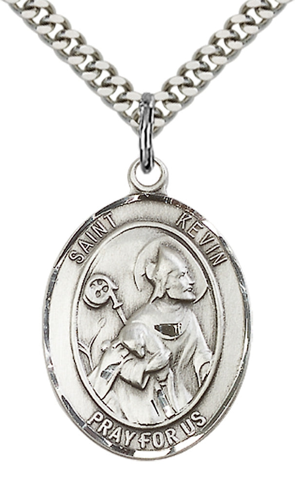 Bliss St Kevin Catholic Patron Saint Medal