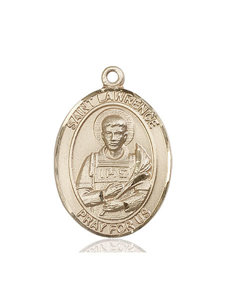 Bliss St Lawrence Catholic Patron Saint Medal