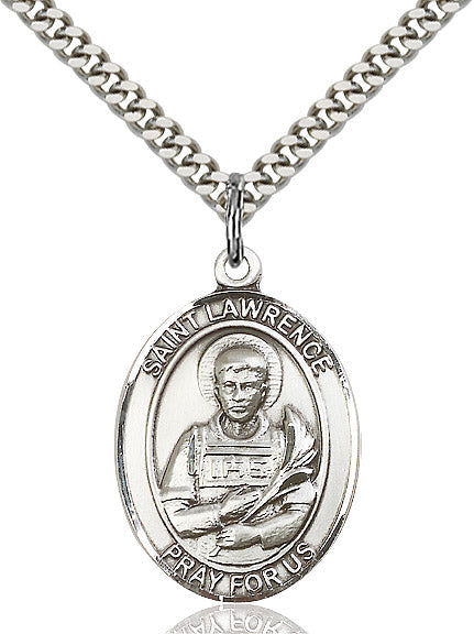 Bliss St Lawrence Catholic Patron Saint Medal