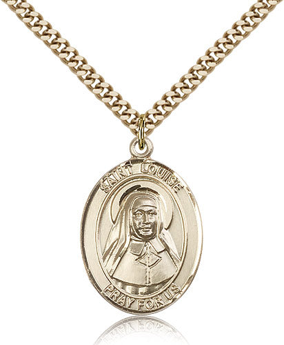 Bliss St Louise de Marillac Catholic Patron Saint Medal