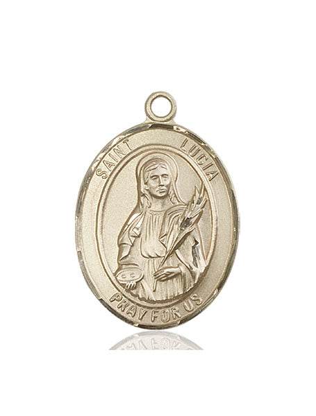 Bliss St Lucia of Syracuse Catholic Patron Saint Medal