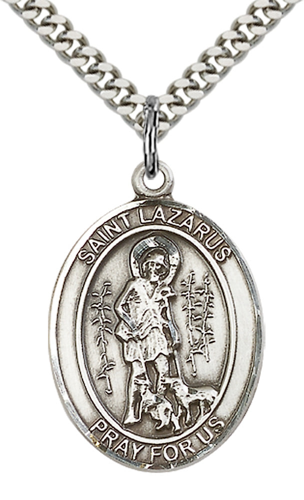 Bliss St Lazarus Catholic Patron Saint Medal