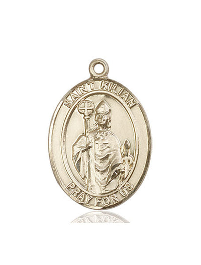 St. Kilian Medal, 14kt gold, Bliss Manufacturing