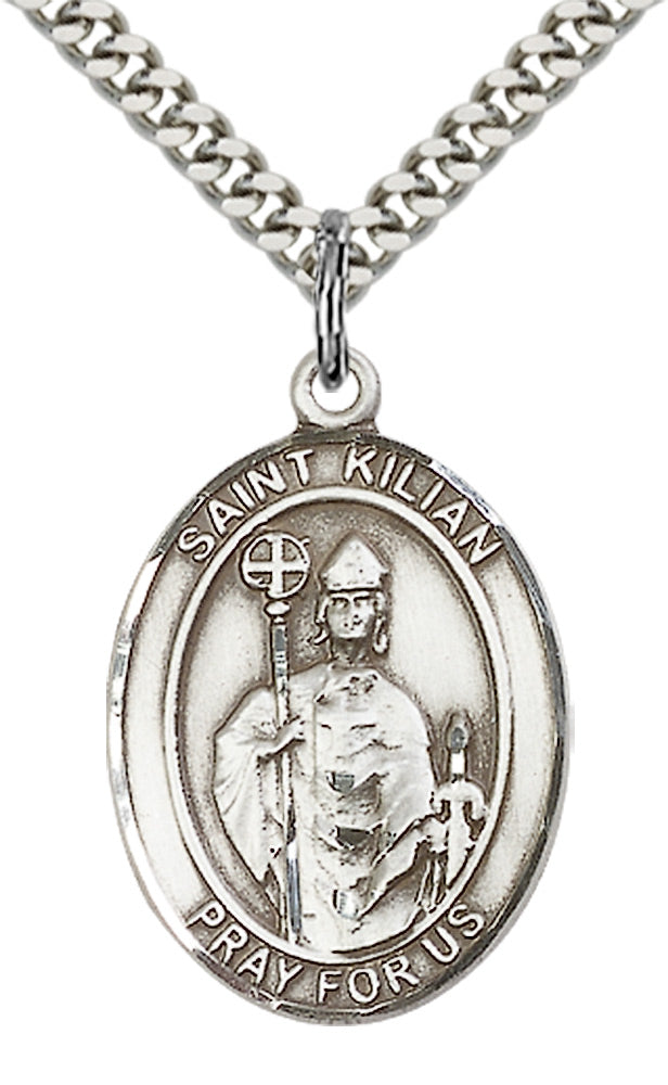 Bliss St Kilian Catholic Patron Saint Medal