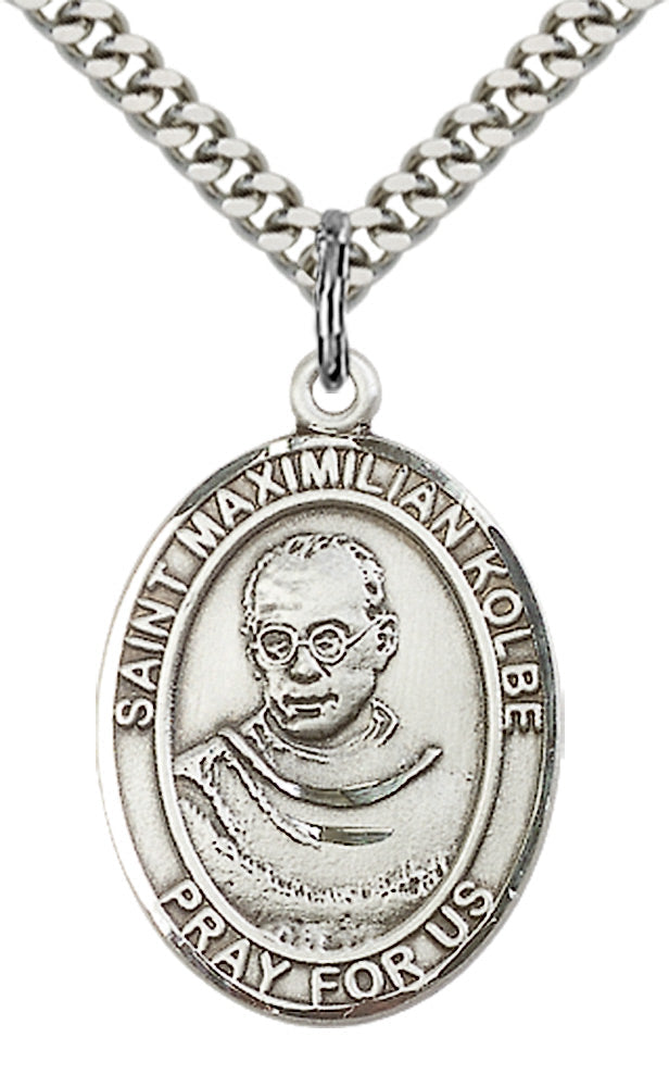 Bliss St Maximilian Kolbe Catholic Patron Saint Medal