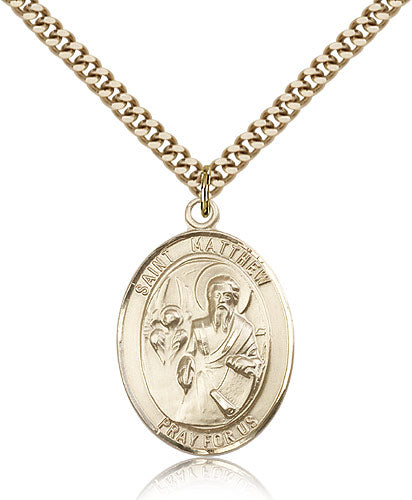 Bliss St Matthew the Apostle Catholic Patron Saint Medal