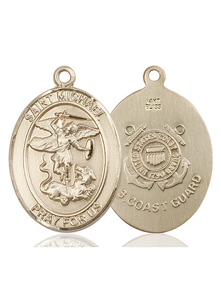 Bliss St Michael Coast Guard Catholic Patron Saint Medal