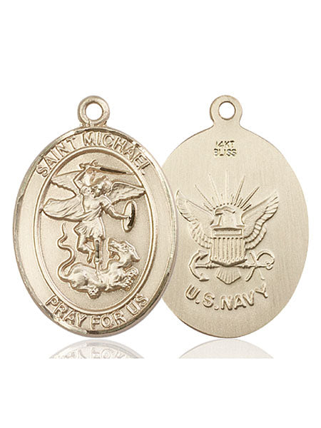 Bliss St Michael Navy Catholic Patron Saint Medal