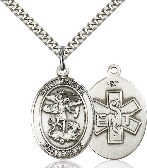 Bliss St Michael EMT Catholic Patron Saint Medal