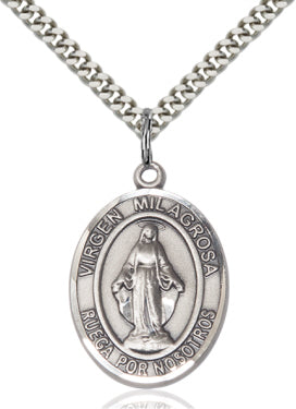 Bliss Spanish Virgen Milagrosa Catholic Patron Saint Medal