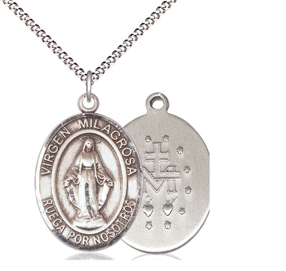 Bliss Spanish Virgen Milagrosa Catholic Patron Saint Medal