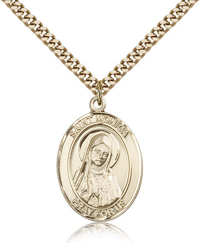 Bliss St Monica Catholic Patron Saint Medal