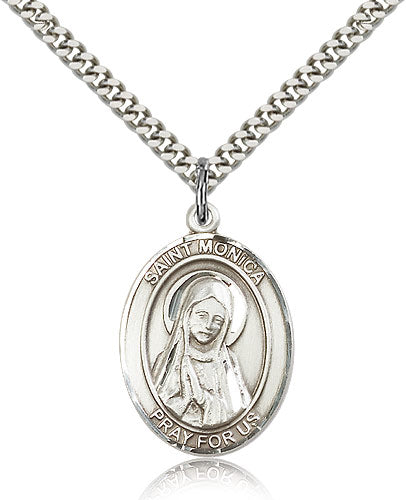 Bliss St Monica Catholic Patron Saint Medal