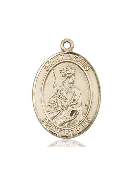 Bliss St Louis IX of France Catholic Patron Saint Medal