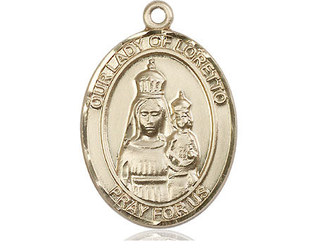 Bliss Our Lady of Loretto Catholic Patron Saint Medal