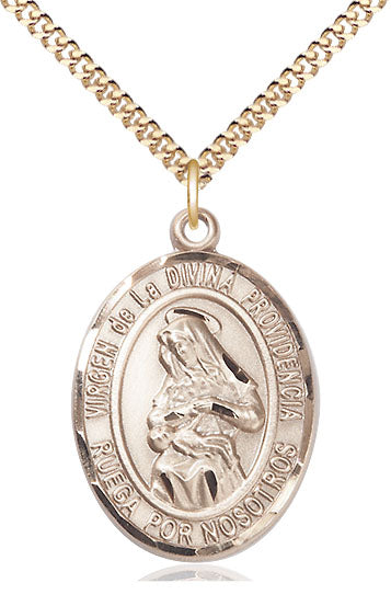 Bliss Spanish Virgen de la Divina Patron Saint Medal