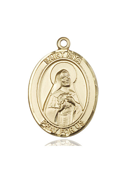 Bliss St Rita of Cascia Catholic Patron Saint Medal