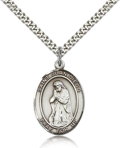 Bliss St Juan Diego Catholic Patron Saint Medal