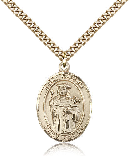 Bliss St Casimir of Poland Catholic Patron Saint Medal