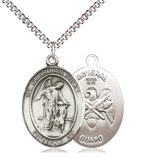 Bliss Guardian Angel National Guard Catholic Patron Saint Medal