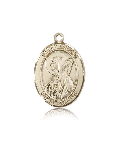 Bliss St Brigid of Ireland Catholic Patron Saint Medal