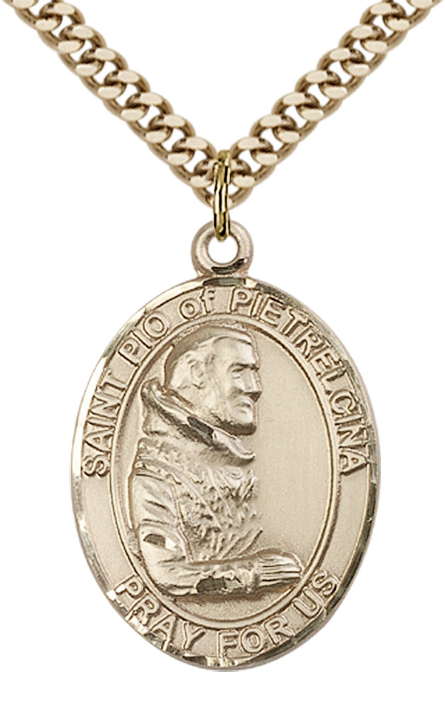 Bliss St Pio of Pietrelcina Catholic Saint Medal