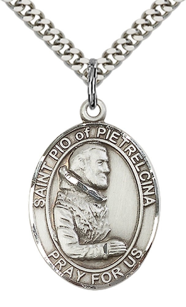 Bliss St Pio of Pietrelcina Catholic Saint Medal