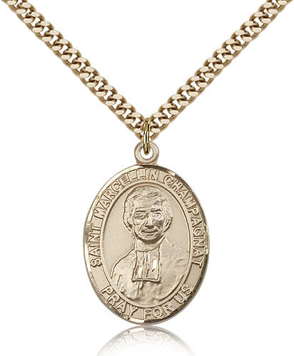 Bliss St Marcellin Champagnat Catholic Patron Saint Medal