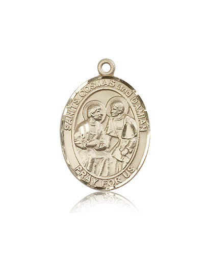 Bliss St Cosmas and St Damian Catholic Patron Saint Medal