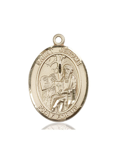 Bliss St Jerome Catholic Patron Saint Medal