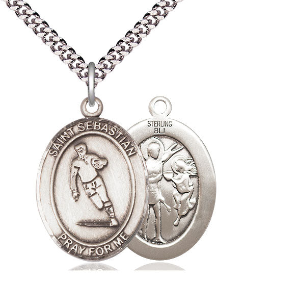 Bliss St Sebastian Rugby Catholic Patron Saint Medal