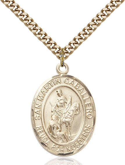 Bliss Spanish San Martin Caballero Catholic Patron Saint Medal