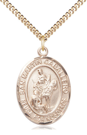 Bliss Spanish San Martin Caballero Catholic Patron Saint Medal