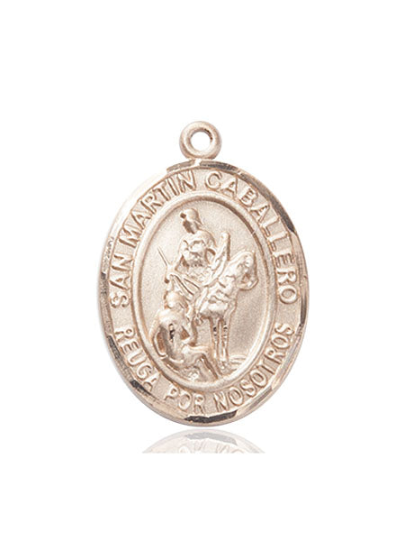 Bliss Spanish San Martin Caballero Catholic Patron Saint Medal