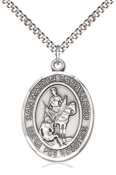 Bliss Spanish San Martin Caballero Catholic Patron Saint Medal