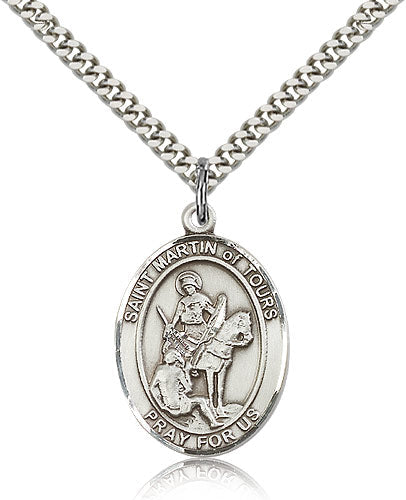 Bliss St Martin of Tours Catholic Patron Saint Medal