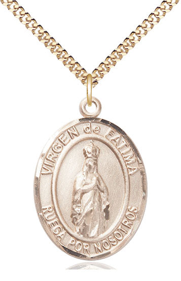 Bliss Spanish Virgen de Fatima Catholic Patron Saint Medal